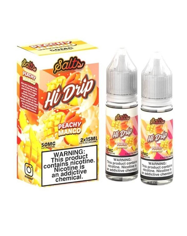 Peachy Mango by Hi-Drip Nicotine Salt E-Liquid