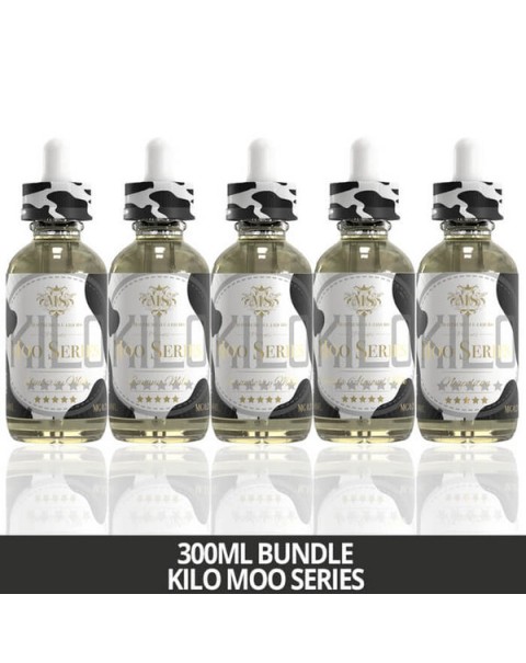 300ml Bundle by Kilo E-Liquids Moo Series