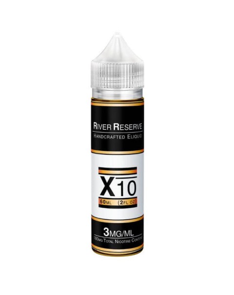 X-10 Tobacco Free Nicotine E-liquid by River Reserve