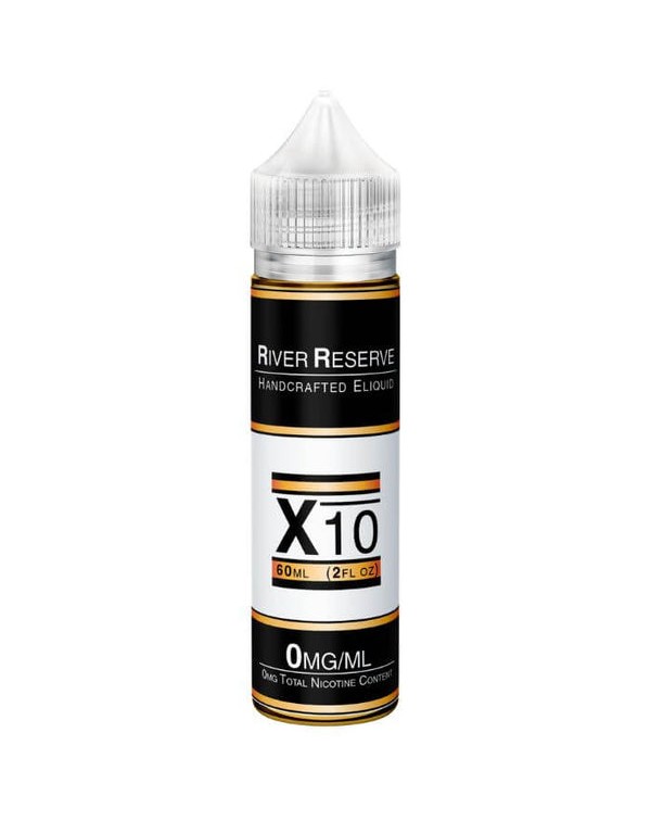 X-10 Tobacco Free Nicotine E-liquid by River Reser...