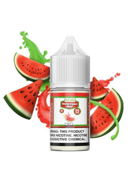 Watermelon Blast by Pod Juice Nicotine Salt E-Liquid