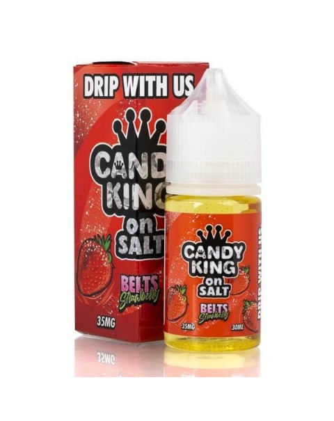 Belts Strawberry Nicotine Salt by Candy King On Salt eJuice