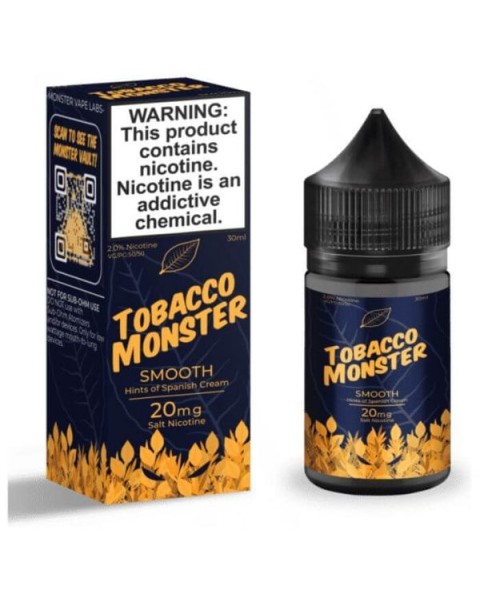 Smooth Nicotine Salt Juice by Tobacco Monster