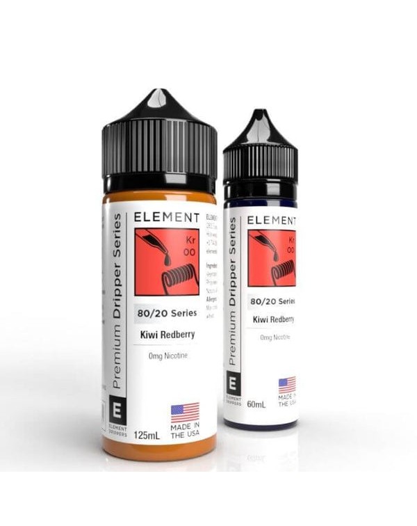 Kiwi Redberry by Element Dripper E-Liquids