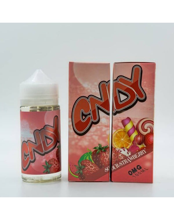 Sour Strawberry Candy by CNDY E-Liquid