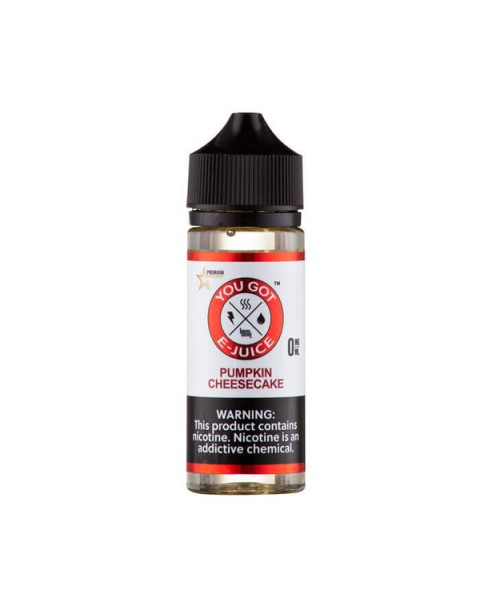 Pumpkin Cheesecake Synthetic Nicotine Vape Juice by You Got E-Juice