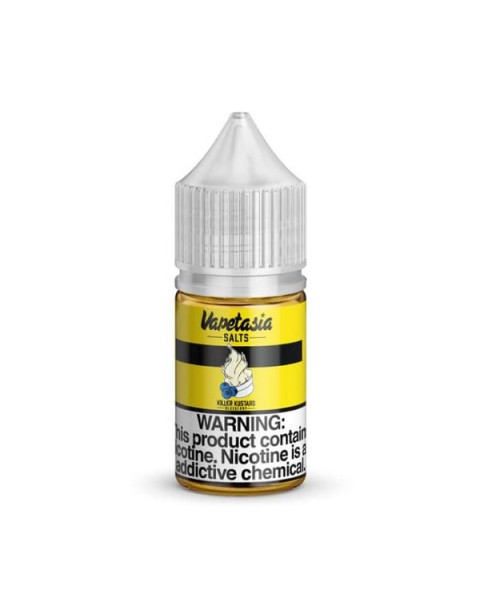 Blueberry Killer Kustard Nicotine Salt by Vapetasia Nicotine Salt eJuice