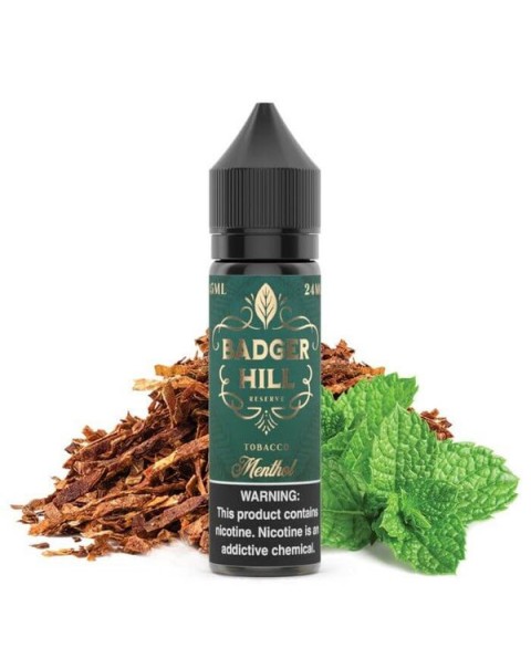 Menthol by Badger Hill Reserve Nicotine Salt eJuice