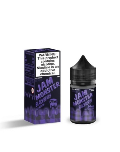 Blackberry Tobacco Free Nicotine Salt Juice by Jam Monster