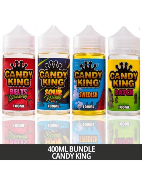 400ml Bundle by Candy King eJuice