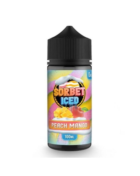 Iced Peach Mango Tobacco Free Nicotine Vape Juice by Sorbet Pop