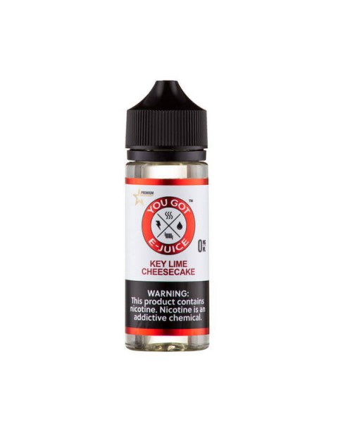 Key Lime Cheesecake Synthetic Nicotine Vape Juice by You Got E-Juice