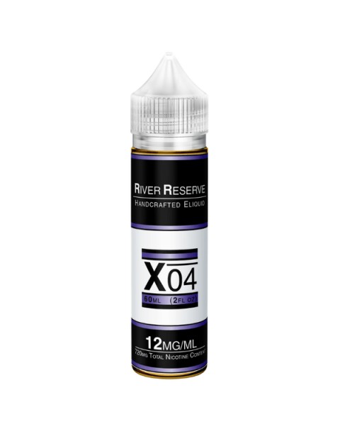 X-04  Tobacco Free Nicotine E-liquid by River Reserve