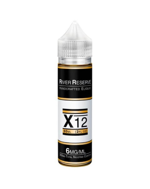 X-12 Tobacco Free Nicotine E-liquid by River Reserve