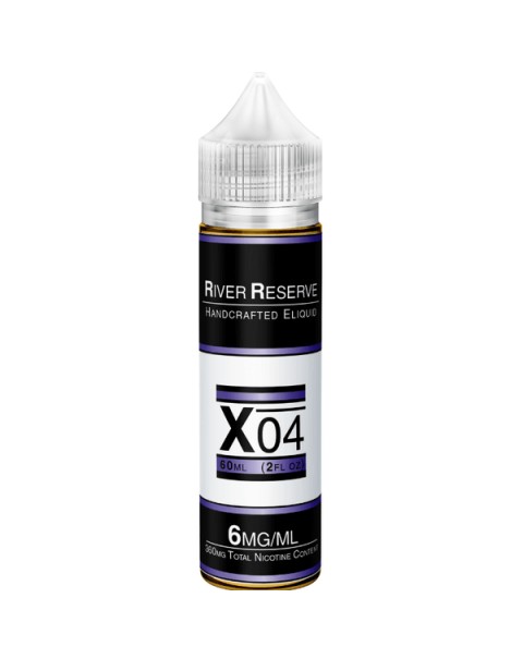 X-04  Tobacco Free Nicotine E-liquid by River Reserve