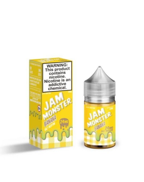 Banana Tobacco Free Nicotine Salt Juice by Jam Monster