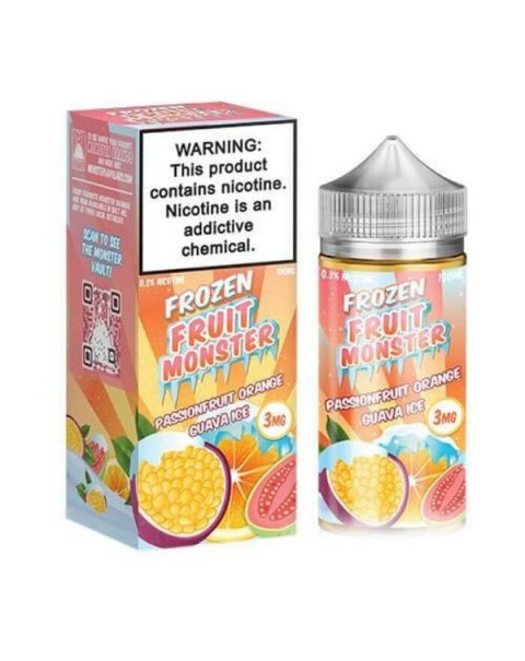 Passionfruit Orange Guava Ice by Frozen Fruit Monster E-Liquid