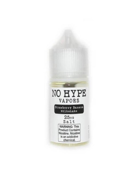 Strawberry Banana Milkshake Nicotine Salt by No Hype Vapors E-Juice