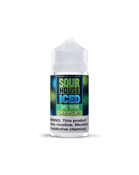 Sour Apple Vape Juice by Sour House Iced Premium E-Liquid