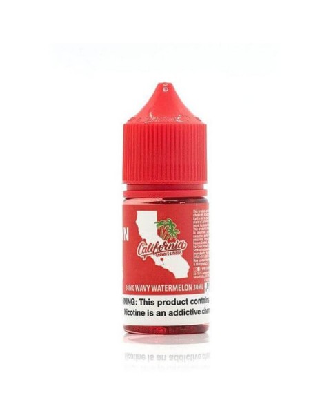 Wavy Watermelon by California Grown Nicotine Salt E-Liquids