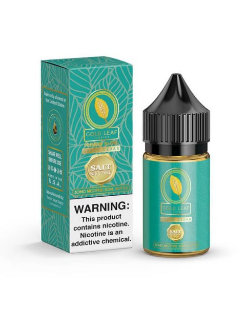 Green Cedar by Gold Leaf Nicotine Salt Liquids