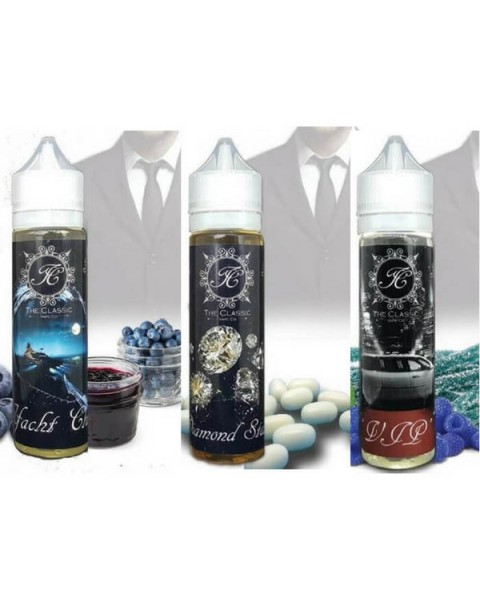 180ml Blues Bundle by High Class Vape Co Black Label Line E-Liquid