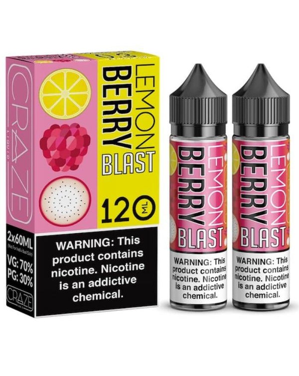 Lemon Berry Blast (120ml) by Craze Liquid eJuice