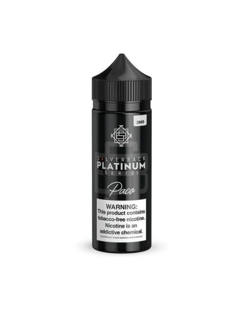 Paco Platinum Series Tobacco Free Nicotine Vape Juice by Silverback Juice Co