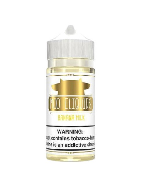 Banana Milk Tobacco Free Nicotine Vape Juice by Moo E-Liquids