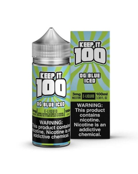 OG Blue Iced by Keep It 100 eJuice