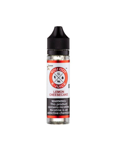 Lemon Cheesecake Synthetic Nicotine Vape Juice by You Got E-Juice