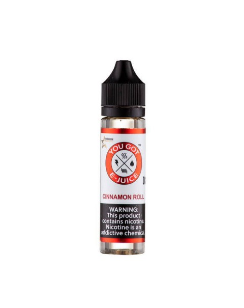 Cinnamon Roll Synthetic Nicotine Vape Juice by You Got E-Juice