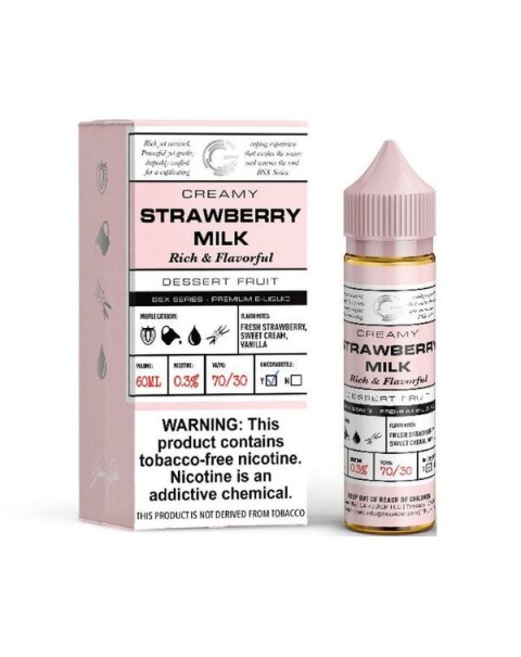 Strawberry Milk Tobacco Free Nicotine Vape Juice by BSX Series (Former Glas Basix Series)