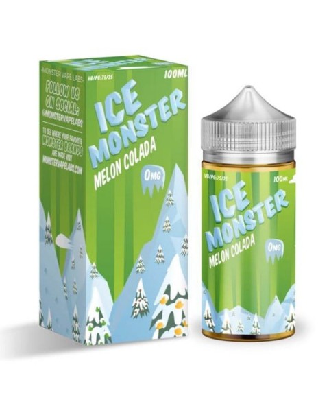 Melon Colada Tobacco Free Nicotine Vape Juice by Ice Monster