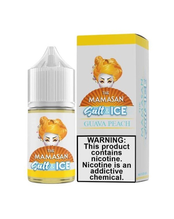 Guava Peach Ice Nicotine Salt Juice by The Mamasan