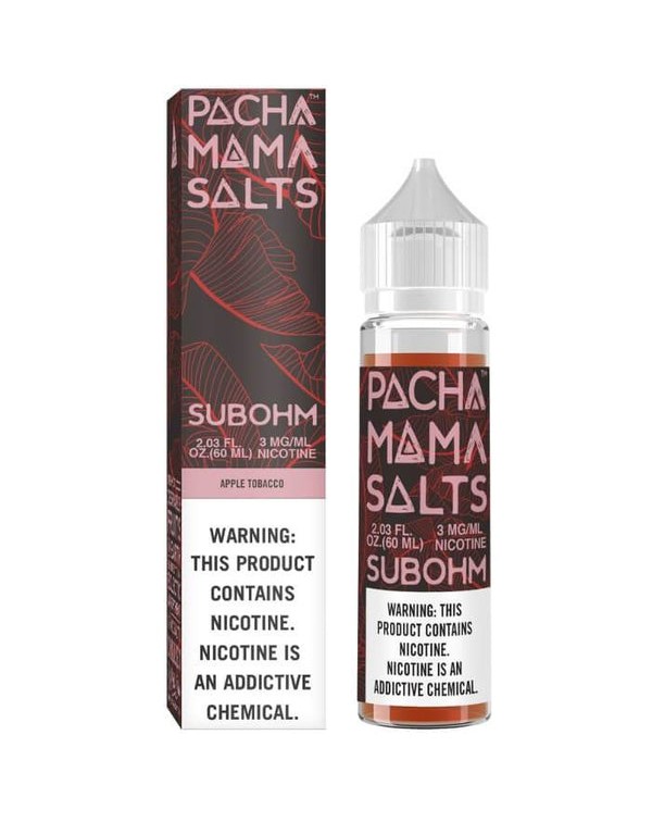 Apple Tobacco by Pachamama SubOhm Salts E-Liquid