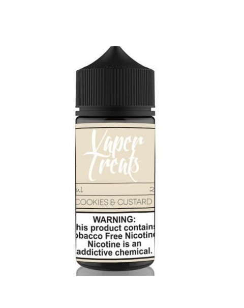 Cookies & Custard Tobacco Free Nicotine Vape Juice by Vaper Treats