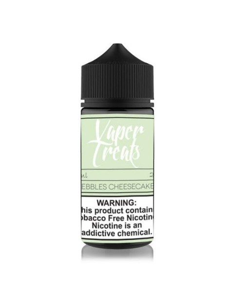 Pebbles Cheesecake Tobacco Free Nicotine Vape Juice by Vaper Treats