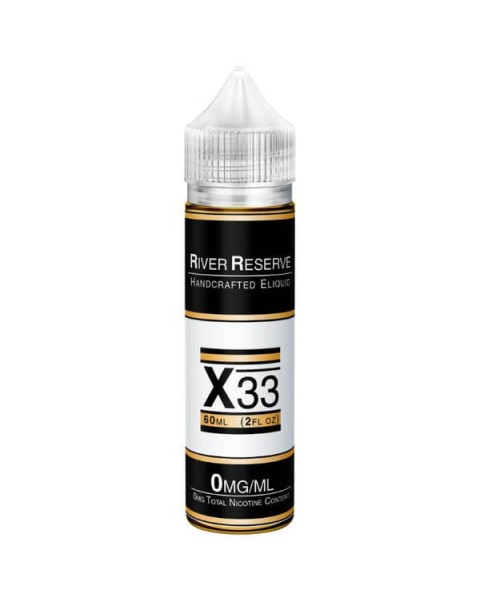 X-33 Tobacco Free Nicotine E-liquid by River Reserve