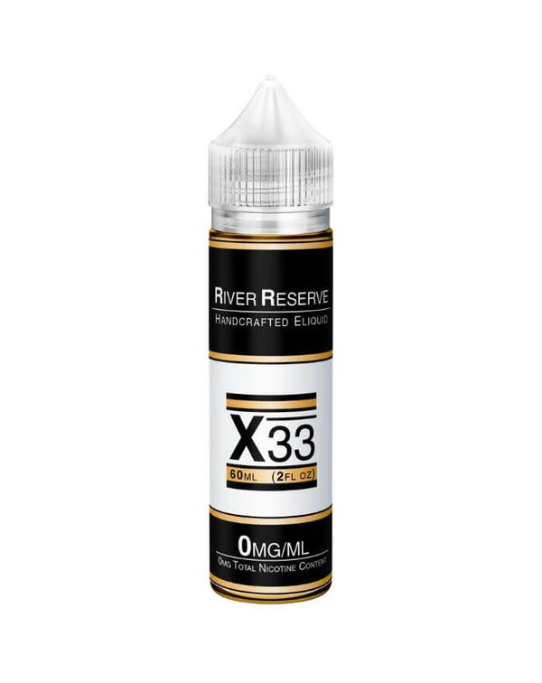 X-33 Tobacco Free Nicotine E-liquid by River Reser...