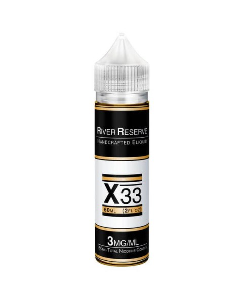 X-33 Tobacco Free Nicotine E-liquid by River Reserve