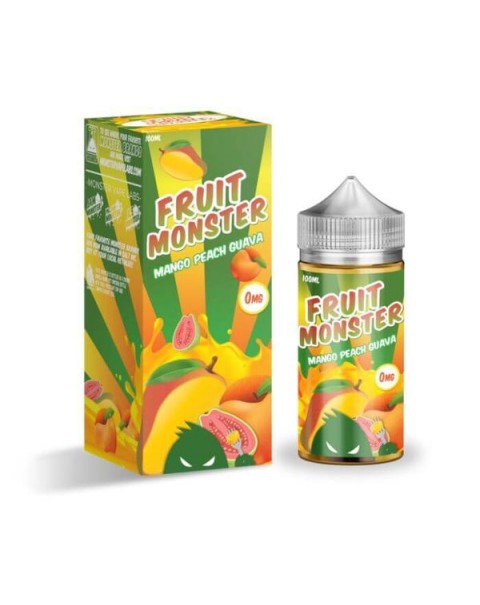 Mango Peach Guava Tobacco Free Nicotine Vape Juice by Fruit Monster