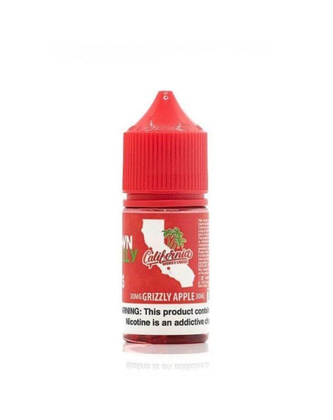 Grizzly Apple by California Grown Nicotine Salt E-Liquids