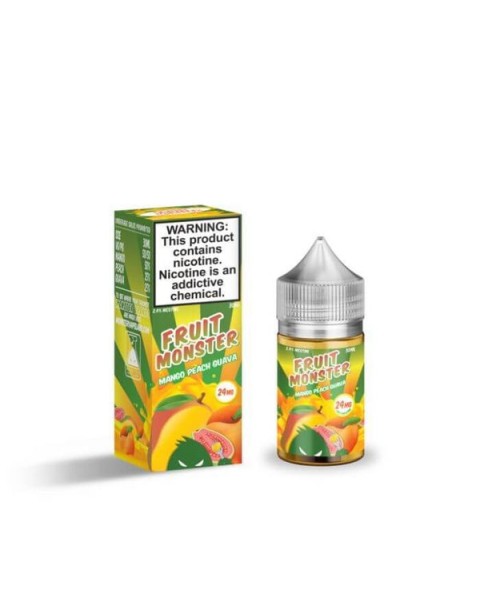 Mango Peach Guava Tobacco Free Nicotine Salt Juice by Fruit Monster