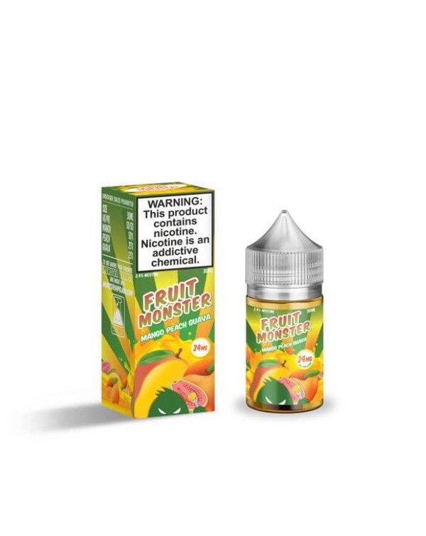 Mango Peach Guava Tobacco Free Nicotine Salt Juice...