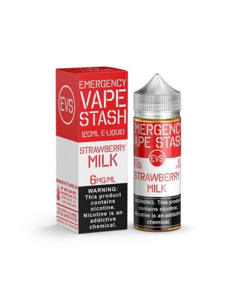 Strawberry Milk by Emergency Vape Stash E-Liquid