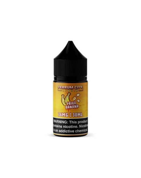 Fried Banana Tobacco Free Nicotine Salt Juice by Ferrum City Liquid