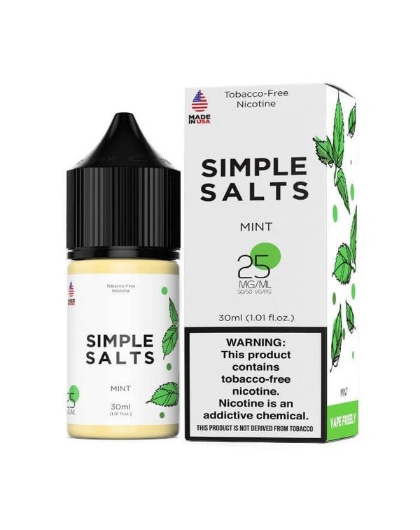 Mint Tobacco Free Nicotine Salt Juice by Simple Sa...