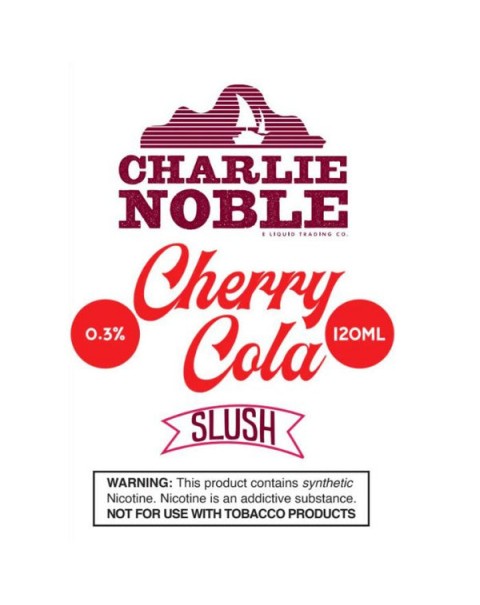 Cherry Cola Slush Tobacco Free Nicotine Vape Juice by Charlie Noble E-Liquid