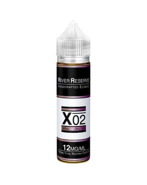 X-02 Tobacco Free Nicotine E-liquid by River Reserve